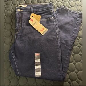 Levi's Blue Skinny Jeans Classic Style Size 18W